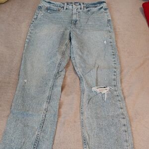 GAP Women's Light Blue Straight Leg Jeans